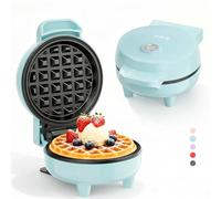 YASHE Mini Gaufrier 550W antiadhésif, Bleu