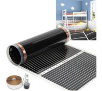 Yaskilosiu 50cmx200cm ,Film chauffant électrique pour le sol 220 Watts PLANCHER CHAUFFANT