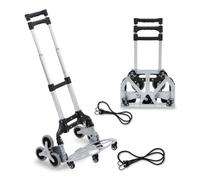 Yaskilosiu Diable monte-escalier ,Capacité 70 kg , Pliable,3 roues en étoile DESSERTE MECANICIEN