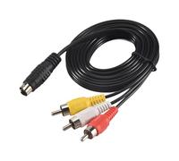 yasoe 1.5M 4.9 Pied 3 Male a 4 Broches S-Video Cable de Conversion pour PC pour Ordinateur Portable