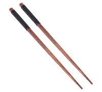 yasoe 1 Paires en Bois Naturel Japonais Paquet de Valeur Vaisselle de Cuisine Theacees Noir
