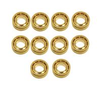 yasoe 10Pcs Yoyo Roulement R188 Roulements Professionnels Extra Long Silencieux YOYO Roulement YoYo Remplacement Pièces de Roulement Or