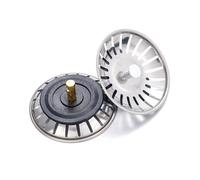yasoe 2 PCS Passoire D'Évier Passoire D'Évier de Cuisine en Acier Inoxydable Argenté Solution Ultime pour Une Résistance en Acier Inoxydable