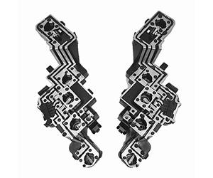 yasoe 2 PièCes Auto ArrièRe Gauche Droite Feu ArrièRe Circuit Imprimé pour 307 Hatchback 2008-2013