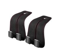 yasoe 2 Pièces Crochet Double de Dossier de Siège de Voiture Crochet de Dossier de Siège Personnalisé pour Pièces de Rechange de Véhicule de Voiture Crochet de Suspension en Métal Intérieur Noir