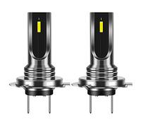 yasoe 2 PièCes SéRies Voiture H7 Ampoule LED Phare Lampe Blanc 6000K 80W CSP Puce 6SMD Moto Antibrouillard 1860 16000LM LumièRe Courante