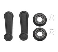 yasoe 2 x Levier/manivelle en Plastique Universel pour fenetre de Voiture Gris