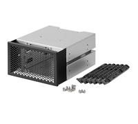 yasoe 3,5 Pouces HDD Cage Rack Hard Driver Tray Hard Drive Cage Support 3 HDD Hard Disks