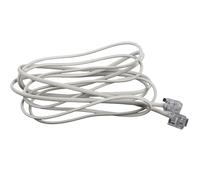 yasoe 4,8 RJ11 a RJ11 Cable telephonique Male a Male Blanc
