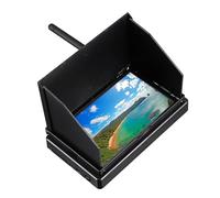 yasoe 5.8G 48CH 4.3 Pouces LCD 480X272 16:9 NTSC/PAL FPV Moniteur Recherche Automatique avec Batterie Intégrée OSD pour Accessoires de Remplacement de Drone RC 1 Pièces