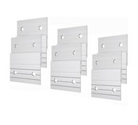 yasoe 6 Paires de Clips Z pour Photo à Taquet Français en Aluminium, Cintres pour Photo, Mural, Suspension de Miroir