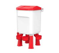 yasoe Abreuvoir pour Poulet Suspendu en Plastique. Abreuvoir à Volaille avec Pieds Amovibles pour Poulet, Dinde, Oie, Canard, Pigeon. Capacité de 7L.