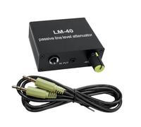 yasoe Atténuateur Audio Passif, Carte Son de Signal de Sortie Ligne, Haut-Parleur, Microphone, Convertisseur de Niveau Haut et Bas + Ligne 3,5