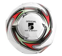yasoe Ballon de Football Professionnel Taille 5 EntraîNement de Football Officiel CompéTition de Ballon de Football Football en Plein Air Blanc