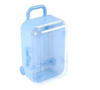 yasoe Bleu Mini Rouleau Voyage Valise Boite de Bonbons personnalite creatif Mariage Boite de Bonbons Valise Trolley Boite de Bonbons Jouet Petite Boite de Rangement