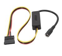 yasoe Câble d'alimentation DC 5525 vers Disque Dur Câble d'alimentation DC 12 V vers Disque Dur avec Régulateur de Tension Abaisseur