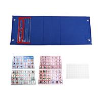 yasoe Calendrier Visuel pour Enfants, Tableau de Routine Quotidienne avec 70 Cartes, Calendrier de Poche, Outil Comportemental D'Apprentissage de L'Autisme, Bleu