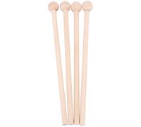yasoe De Percussion De Maillet De Bois À 2 Paires Pour Carillon D'Énergie,Xylophone,Bloc En Bois,Glockenspiel Et Cloches