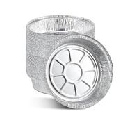 yasoe Doublures de Friteuse à Air en Papier D'Aluminium de 6 Pouces, Friteuse à Air Ronde Antiadhésive de Qualité Alimentaire, Résistante à L', pour la Cuisson