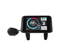 yasoe Écran Couleur TFT-UKC1 pour Vélo Électrique avec Affichage LCD, Compatible avec Le Contrôleur de Protocole UART2 pour Vélo Électrique de 24V à 72V avec Prise SM.