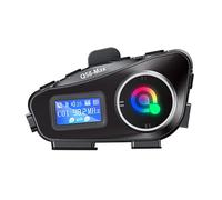 yasoe Intercom pour Casque de Moto Q58-Max Casque Bluetooth Partage de Musique MP3 2 Personnes Intercom 500M (Rigide)