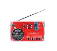 yasoe Kit de Production DIY de Radio FM, Kit de Pratique D'Assemblage Électronique et de Soudure pour Récepteur 50-108 MHz