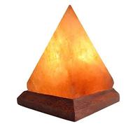 yasoe Lampe de Sel en Cristal de L'Himalaya USB LED Lampe en Cristal de Sel Pyramide Lampe Décorative en Cristal Lampe D'Ambiance Atmosphère