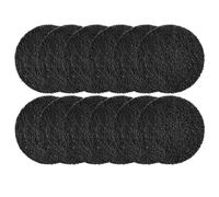 yasoe Lot de 12 Filtres Absorbants pour Poubelles, Désodorisant Purifiant au Charbon Actif pour Poubelles, Seaux à Compost Ronds