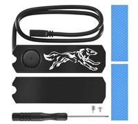 yasoe M2 SSD Radiateur Refroidisseur Gilet 5 V ARGB M.2 2280 Disque Dur à Semi-Conducteurs Radiateur Ventilateur de Refroidissement Coussin Thermique