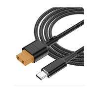 yasoe USB-C Type-C à XT60 Câble de Charge PD 100W 20V/5A Câble de Charge pour Outil-Kitrc M7 M6 M6D M8S Chargeur, Panneau Solaire.