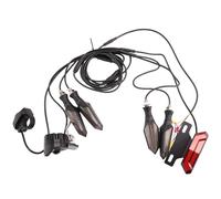 yasoe Version Personnalisée Bricolage VéLo éLectrique 24V/36V/48V Phare ArrièRe Clignotant Feu Stop Kits de Conversion Ebike,B
