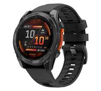 YASPARK Bracelet pour Fenix 8 51mm/Fenix 7X Pro/Fenix 7X/Fenix 6X/Fenix 6X Pro/Fenix 5X/Fenix 5X Plus, 26mm QuickFit Sport Silicone Bracelet pour Fenix 3/Fenix 3 HR/3 Sapphire/7X Sapphire Solar