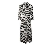 YAS Robe 'YASSAVANNA' écru / noir, Taille 38