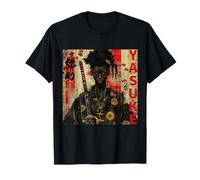 Yasuke Afro Samouraï Sept vertus du code Bushido T-Shirt