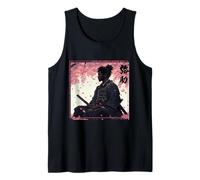 Yasuke Black Samourai Africain Méditant Sous Cerisier Fleur Débardeur