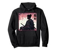 Yasuke Black Samourai Africain Méditant Sous Cerisier Fleur Sweat à Capuche