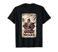 Yasuke Samouraï Africain Histoire des Noirs Guerrier Japon T-Shirt