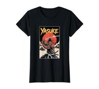 Yasuke Samouraï Africain Japon Histoire des Noirs T-Shirt Graphique avec Valeur, Femme, Noir, M
