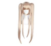 Yasuraoka Hanabi kuzu no honkai Cosplay Wig Costume Play Woman Adult Red Purple Pink Blonde Wigs Halloween Anime Game Hair OneSize blonde