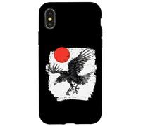 Yatagarasu T | Corbeau à Trois Pattes | mythologie Japonaise Coque pour iPhone X/XS