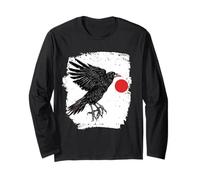 Yatagarasu T | Corbeau à Trois Pattes | mythologie Japonaise Manche Longue
