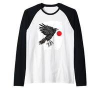 Yatagarasu T | Corbeau à Trois Pattes | mythologie Japonaise Manche Raglan
