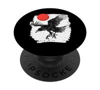 Yatagarasu T | Corbeau à Trois Pattes | Mythologie Japonaise PopSockets PopGrip Adhésif