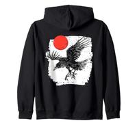 Yatagarasu T | Corbeau à Trois Pattes | Mythologie Japonaise Sweat à Capuche