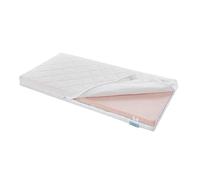 Yatas Twiny Baby Matelas réversible 60 x 120 cm, avec 2 zones de couchage (0-2 et 3-6 ans), respirant, soutient la colonne vertébrale, housse lavable, mousse de qualité supérieure, hauteur 9 cm