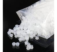 YATEICBC 100 pièces tasses d'encre de tatouage, capuchons d'encre de tatouage, tasses d'encre, tasses de tatouage de pigment en plastique, capuchons d'encre de tatouage