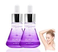 YATEICBC 2 Pièces Sérum Pour La Peau,Huile d'épilation 30 ml,Solution Après Épilation,Hydratante et Apaisante,Réduire la Croissance (Violet)