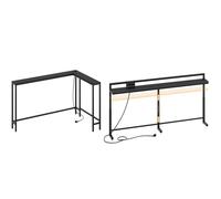 YATINEY Table Console, Bout de Canapé de 15 cm Long, 180 cm Console Étroite, Hauteur Réglable 70-90 cm, XCT07CBB-XCT21CBB