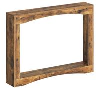 YATINEY Table Console Étroite Longueur 100 cm, Bout de Canapé Ultra-Fin, Table Décorative Rustique en Bois, avec Rangement, pour Salon, Couloir, Entrée, Marron Rustique XCT19RR