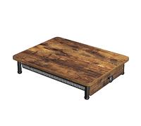 YATINEY Tiroir à Capsules de Café, Porte-Capsules compatible avec Nespresso et K-Cups, capacité de 35, Support de Machine à Café, panier en maille, pour bureau, Marron Rustique et Noir XKH08BRG1